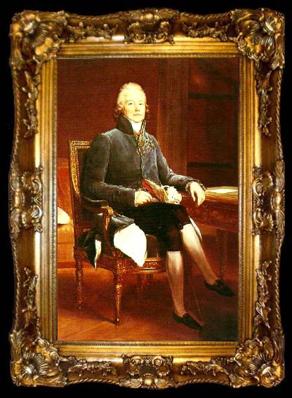 framed  Gerard Ter Borch Charles-Maurice de talleyrand-perigord, ta009-2